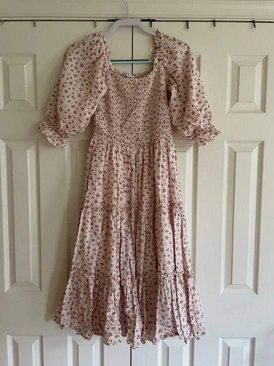 BNWOT Ivy City Co Madeline Dress in Pink Floral - Picture 11 of 16